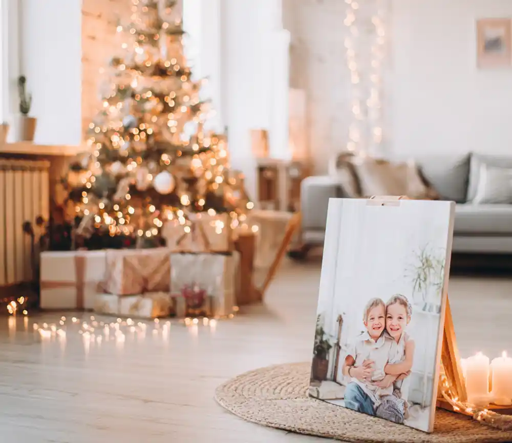 Canvas standing christmas