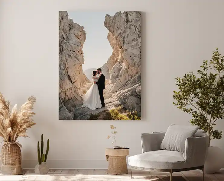 Acrylic glass print,