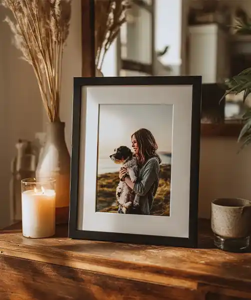 Framed Fine Art Print Standing