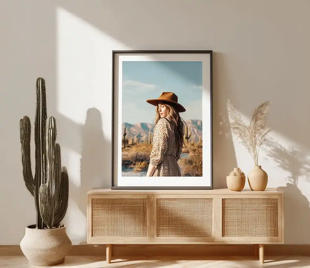 Framed Fine Art Print Standing